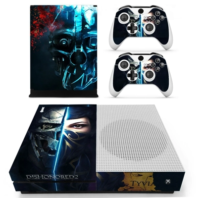 Dishonored2 decal skin for Xbox one S Console and 2 Contro.. Dishonored2 decal skin for Xbox one S Console and 2 Contro..