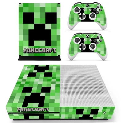 Minecraft decal skin for Xbox one S Console and 2 Controll.. Minecraft decal skin for Xbox one S Console and 2 Controll..