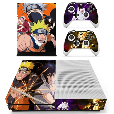 Naruto decal skin for Xbox one S Console and 2 Controllers Naruto decal skin for Xbox one S Console and 2 Controllers