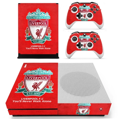 Liverpool decal skin for Xbox one S Console and 2 Controll.. Liverpool decal skin for Xbox one S Console and 2 Controll..