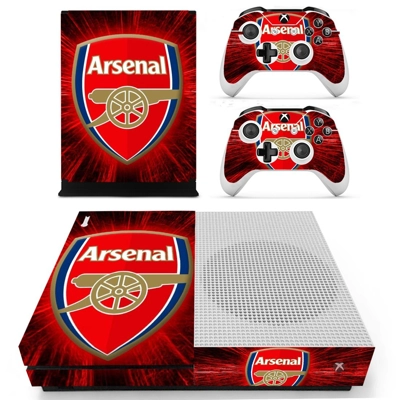 Arsenal decal skin for Xbox one S Console and 2 Controllers Arsenal decal skin for Xbox one S Console and 2 Controllers