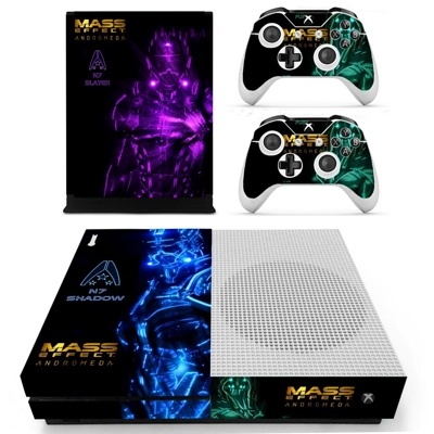 Mass Effect decal skin for Xbox one S Console and 2 Contro.. Mass Effect decal skin for Xbox one S Console and 2 Contro..