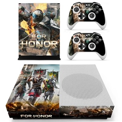 For Honor decal skin for Xbox one S Console and 2 Controll.. For Honor decal skin for Xbox one S Console and 2 Controll..