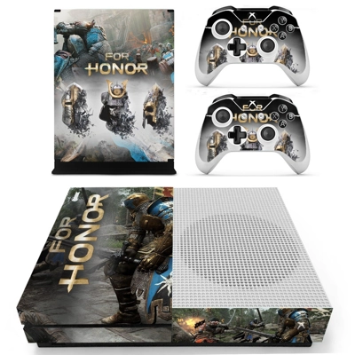 For Honor decal skin for Xbox one S Console and 2 Controll.. For Honor decal skin for Xbox one S Console and 2 Controll..