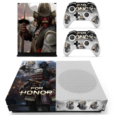 For Honor decal skin for Xbox one S Console and 2 Controll.. For Honor decal skin for Xbox one S Console and 2 Controll..