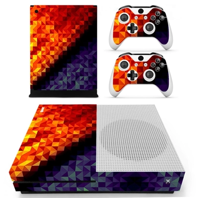 Prismic pattern decal skin for Xbox one S Console and 2 Co.. Prismic pattern decal skin for Xbox one S Console and 2 Co..