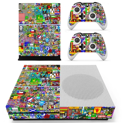 Sticker bomb decal skin for Xbox one S Console and 2 Contr.. Sticker bomb decal skin for Xbox one S Console and 2 Contr..