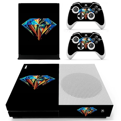 Colorful diamond decal skin for Xbox one S Console and 2 C.. Colorful diamond decal skin for Xbox one S Console and 2 C..