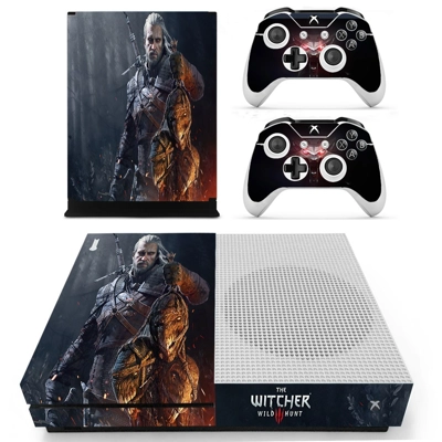 The witcher wild hunt decal skin for Xbox one S Console an.. The witcher wild hunt decal skin for Xbox one S Console an..