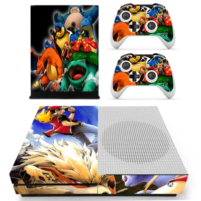 Pokemon cards decal skin for Xbox one S Console and 2 Cont.. Pokemon cards decal skin for Xbox one S Console and 2 Cont..