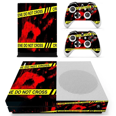 Crime Scene decal skin for Xbox one S Console and 2 Contro.. Crime Scene decal skin for Xbox one S Console and 2 Contro..