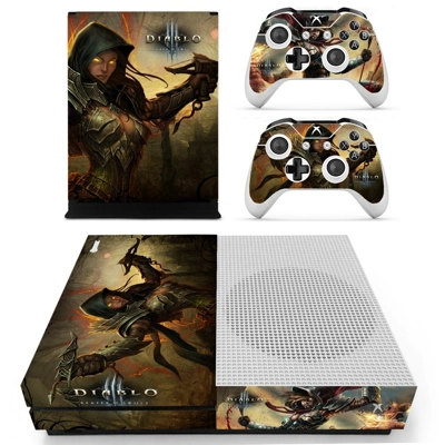 Diablo Reaper of souls decal skin for Xbox one S Console and 2 Controllers