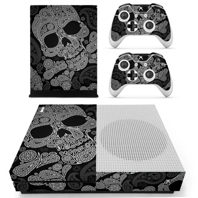 Suger Skull decal skin for Xbox one S Console and 2 Contro.. Suger Skull decal skin for Xbox one S Console and 2 Contro..