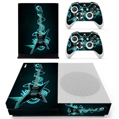 Electric Guiter decal skin for Xbox one S Console and 2 Co.. Electric Guiter decal skin for Xbox one S Console and 2 Co..