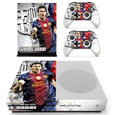 Lionel Messi decal skin for Xbox one S Console and 2 Contr.. Lionel Messi decal skin for Xbox one S Console and 2 Contr..