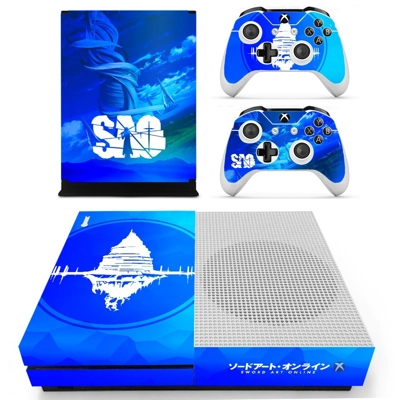 Sword art online decal skin for Xbox one S Console and 2 Controllers