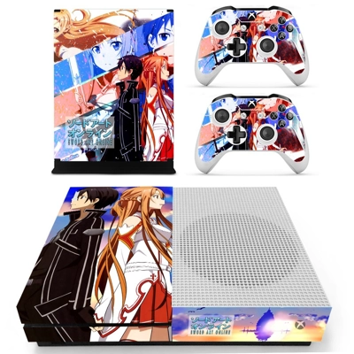 Sword art online decal skin for Xbox one S Console and 2 C.. Sword art online decal skin for Xbox one S Console and 2 C..