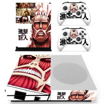 Attack on Titan decal skin for Xbox one S Console and 2 Co.. Attack on Titan decal skin for Xbox one S Console and 2 Co..