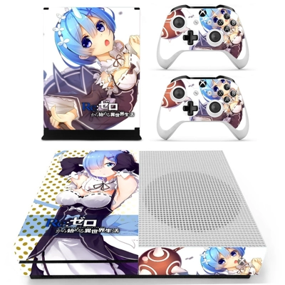 Re zero decal skin for Xbox one S Console and 2 Controllers Re zero decal skin for Xbox one S Console and 2 Controllers