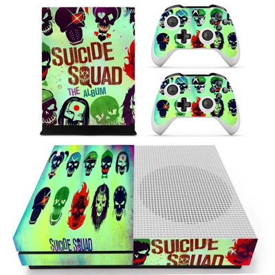 Suicie Squad decal skin for Xbox one S Console and 2 Contr.. Suicie Squad decal skin for Xbox one S Console and 2 Contr..