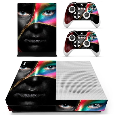 Face mask decal skin for Xbox one S Console and 2 Controllers