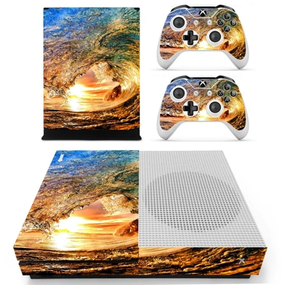 Waves during sunset decal skin for Xbox one S Console and .. Waves during sunset decal skin for Xbox one S Console and ..