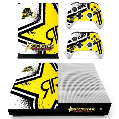 Rockstar Energy Drink decal skin for Xbox one S Console and 2 Controllers