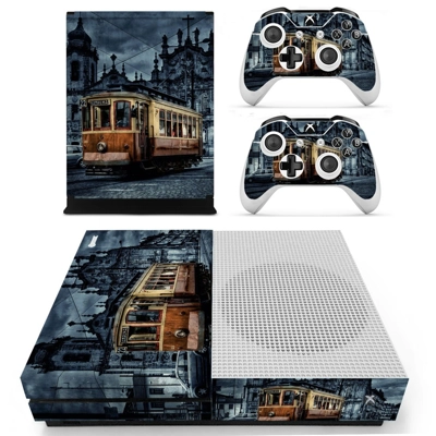 Tram wallpaper decal skin for Xbox one S Console and 2 Con.. Tram wallpaper decal skin for Xbox one S Console and 2 Con..