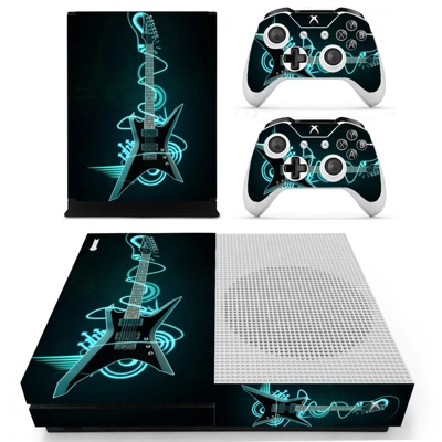 Electric Guiter decal skin for Xbox one S Console and 2 Co.. Electric Guiter decal skin for Xbox one S Console and 2 Co..