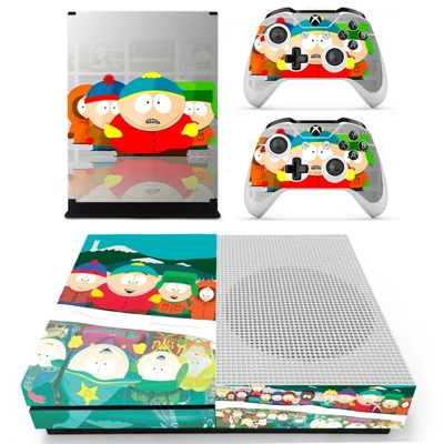 South Park decal skin for Xbox one S Console and 2 Control.. South Park decal skin for Xbox one S Console and 2 Control..