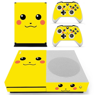 Pikachu decal skin for Xbox one S Console and 2 Controllers Pikachu decal skin for Xbox one S Console and 2 Controllers