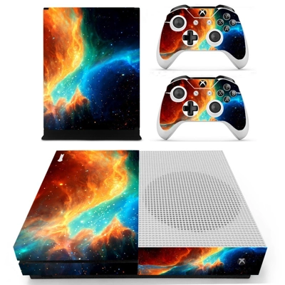 Cloudy sky decal skin for Xbox one S Console and 2 Controllers