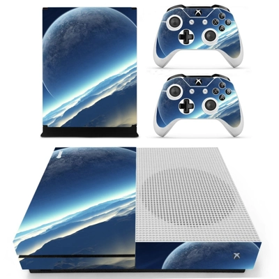Sun sets clipart decal skin for Xbox one S Console and 2 Controllers