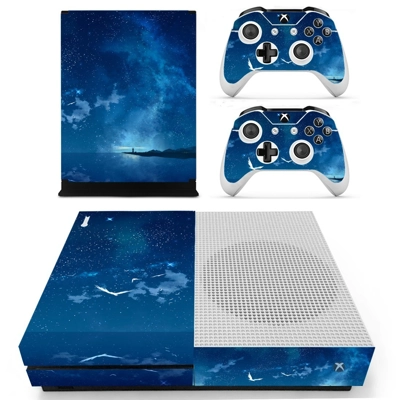 Night Space scene decal skin for Xbox one S Console and 2 .. Night Space scene decal skin for Xbox one S Console and 2 ..