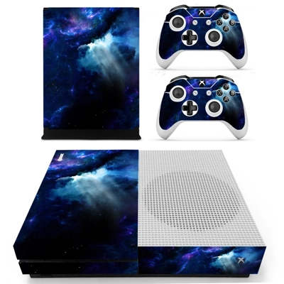 Cloud covered sun decal skin for Xbox one S Console and 2 Controllers