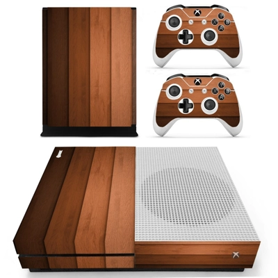 Wooden board decal skin for Xbox one S Console and 2 Contr.. Wooden board decal skin for Xbox one S Console and 2 Contr..