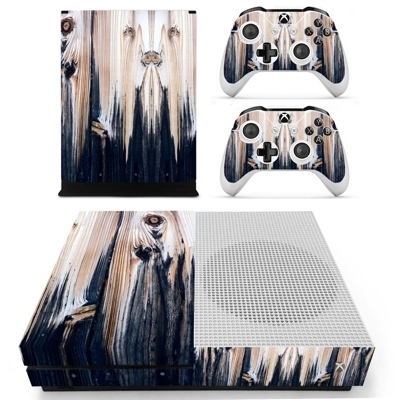 Wooden face decal skin for Xbox one S Console and 2 Contro.. Wooden face decal skin for Xbox one S Console and 2 Contro..