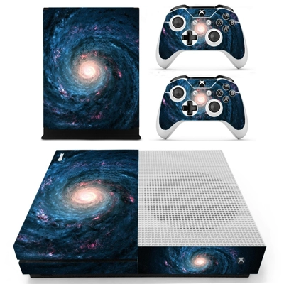 Galaxy scene decal skin for Xbox one S Console and 2 Contr.. Galaxy scene decal skin for Xbox one S Console and 2 Contr..