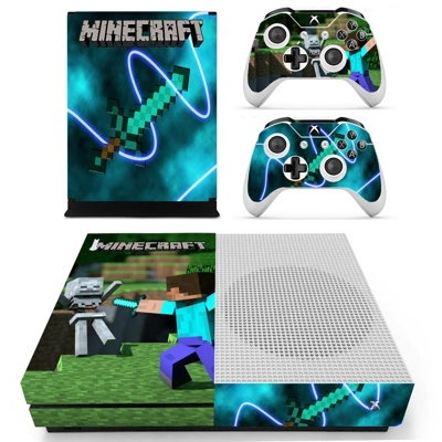 Minecraft decal skin for Xbox one S Console and 2 Controll.. Minecraft decal skin for Xbox one S Console and 2 Controll..