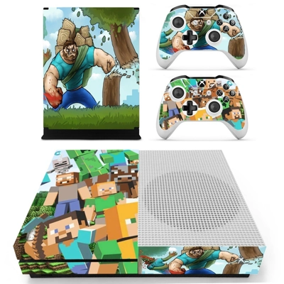 Minecraft decal skin for Xbox one S Console and 2 Controll.. Minecraft decal skin for Xbox one S Console and 2 Controll..