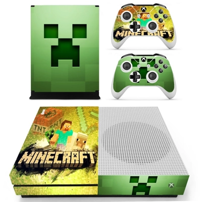 Minecraft decal skin for Xbox one S Console and 2 Controll.. Minecraft decal skin for Xbox one S Console and 2 Controll..