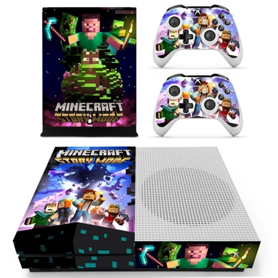 Minecraft decal skin for Xbox one S Console and 2 Controll.. Minecraft decal skin for Xbox one S Console and 2 Controll..