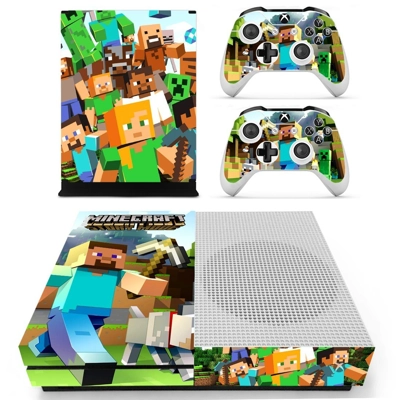 Minecraft decal skin for Xbox one S Console and 2 Controll.. Minecraft decal skin for Xbox one S Console and 2 Controll..