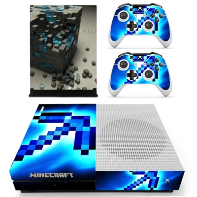 Minecraft decal skin for Xbox one S Console and 2 Controll.. Minecraft decal skin for Xbox one S Console and 2 Controll..