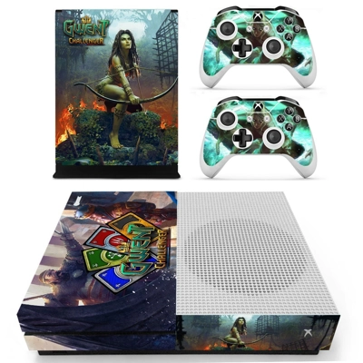 Gwent Challenger decal skin for Xbox one S Console and 2 C.. Gwent Challenger decal skin for Xbox one S Console and 2 C..