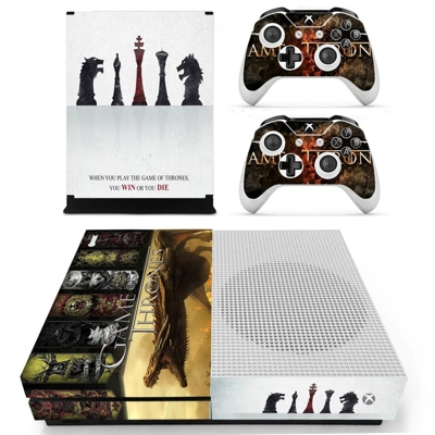 Game of thrones decal skin for Xbox one S Console and 2 Co.. Game of thrones decal skin for Xbox one S Console and 2 Co..