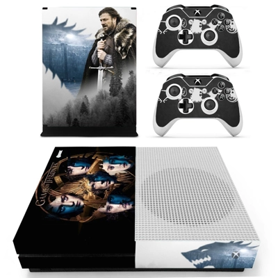 Game of thrones decal skin for Xbox one S Console and 2 Co.. Game of thrones decal skin for Xbox one S Console and 2 Co..