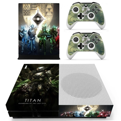 Destiny 2 decal skin for Xbox one S Console and 2 Controll.. Destiny 2 decal skin for Xbox one S Console and 2 Controll..