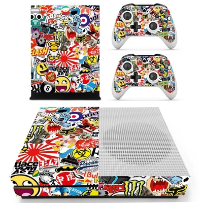 Sticker bomb decal skin for Xbox one S Console and 2 Contr.. Sticker bomb decal skin for Xbox one S Console and 2 Contr..