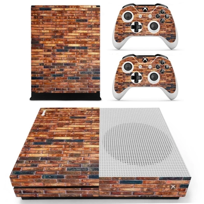 Rusted brick wall decal skin for Xbox one S Console and 2 .. Rusted brick wall decal skin for Xbox one S Console and 2 ..